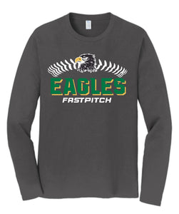 Eagles Ring Spun Cotton Long Sleeve Tee