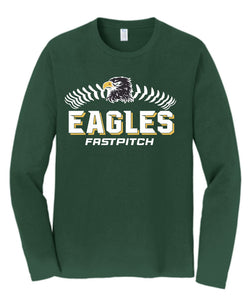 Eagles Ring Spun Cotton Long Sleeve Tee