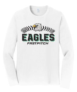 Eagles Ring Spun Cotton Long Sleeve Tee