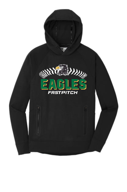 Eagles New Era Venue Fleece Pullover Hoodie