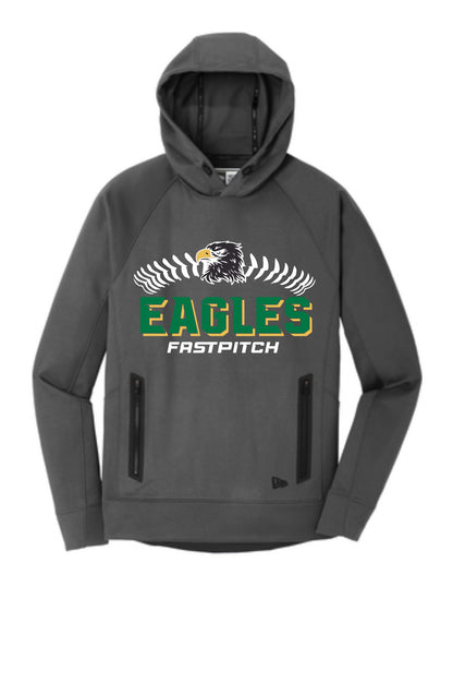 Eagles New Era Venue Fleece Pullover Hoodie