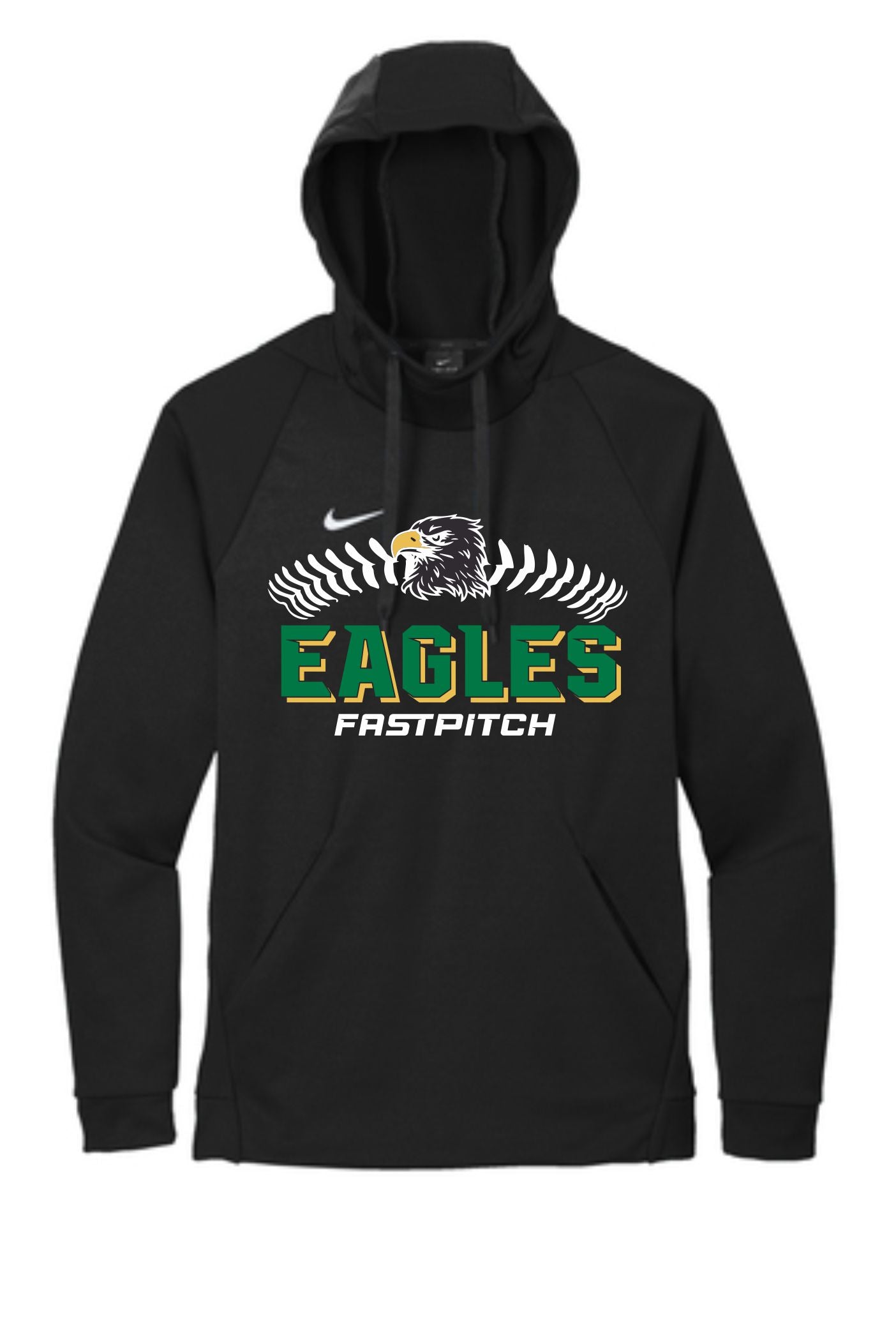 Eagles Nike Therma-FIT Pullover Fleece Hoodie