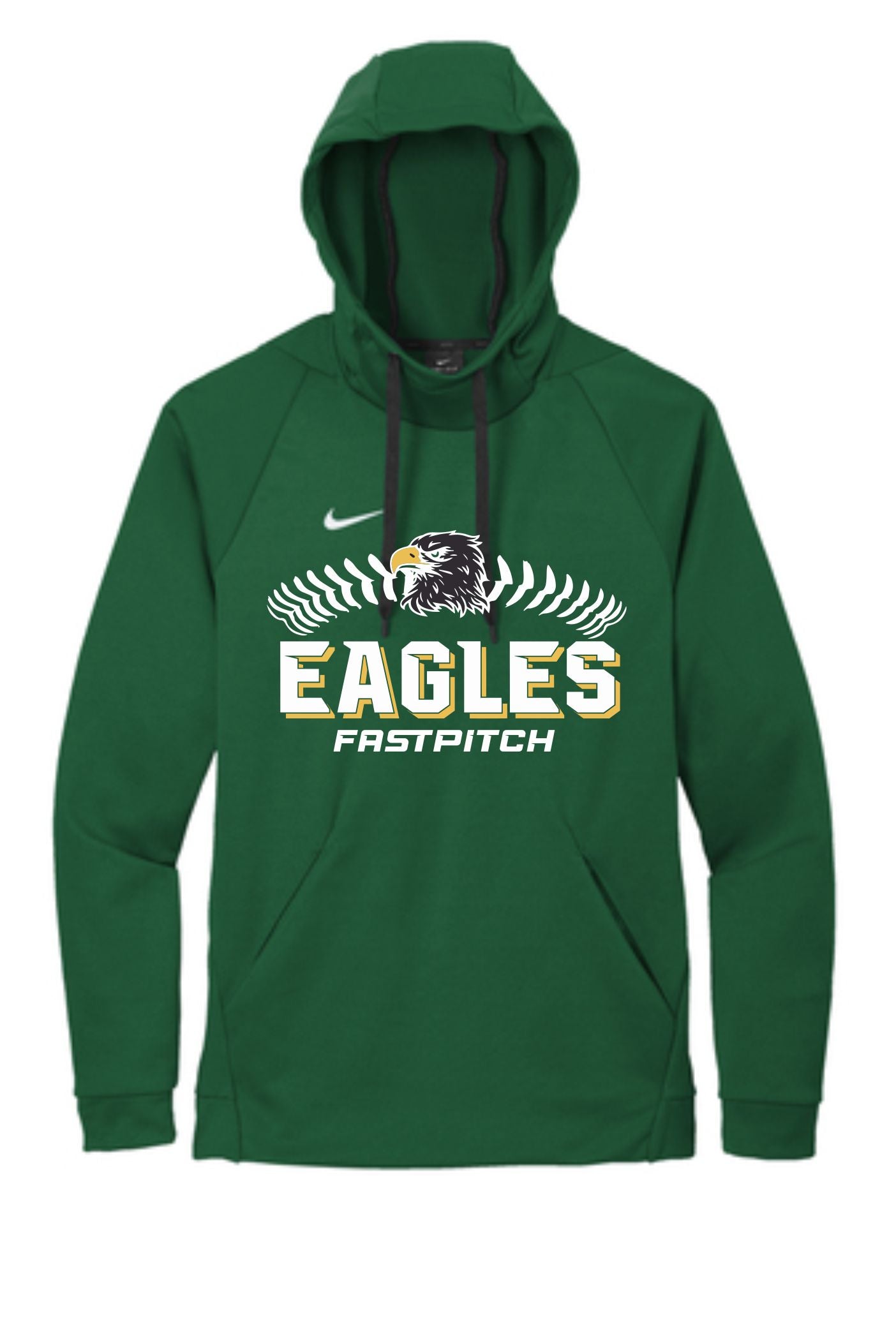 Eagles Nike Therma-FIT Pullover Fleece Hoodie