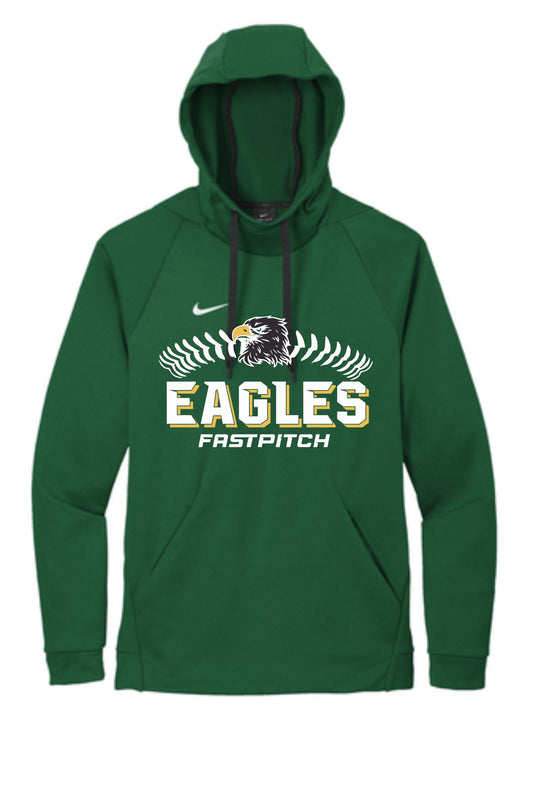 Eagles Nike Therma-FIT Pullover Fleece Hoodie