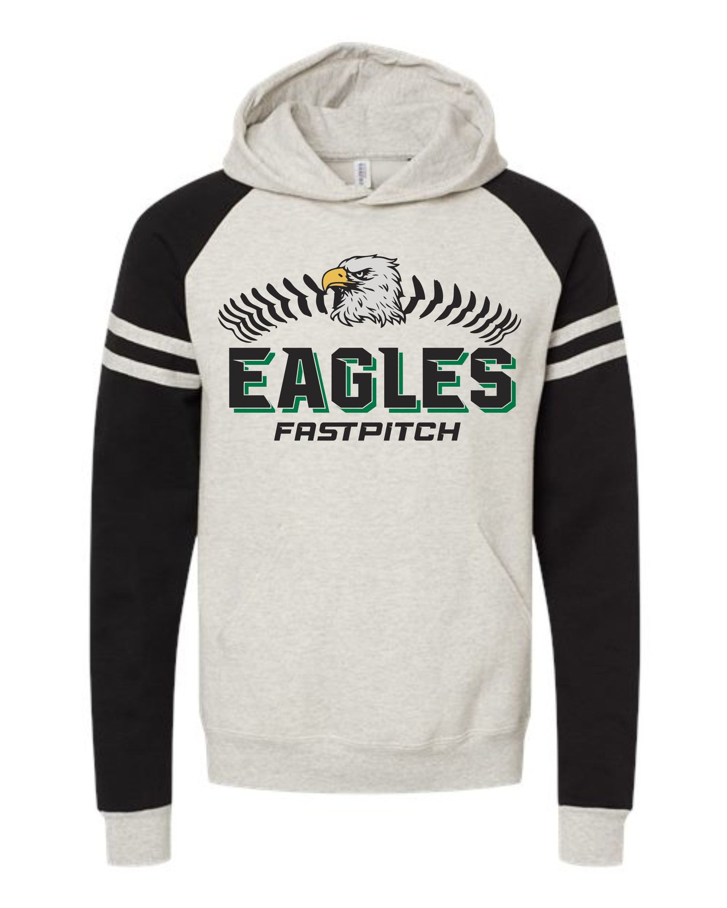 Eagles Raglan Colorblock Hoodie