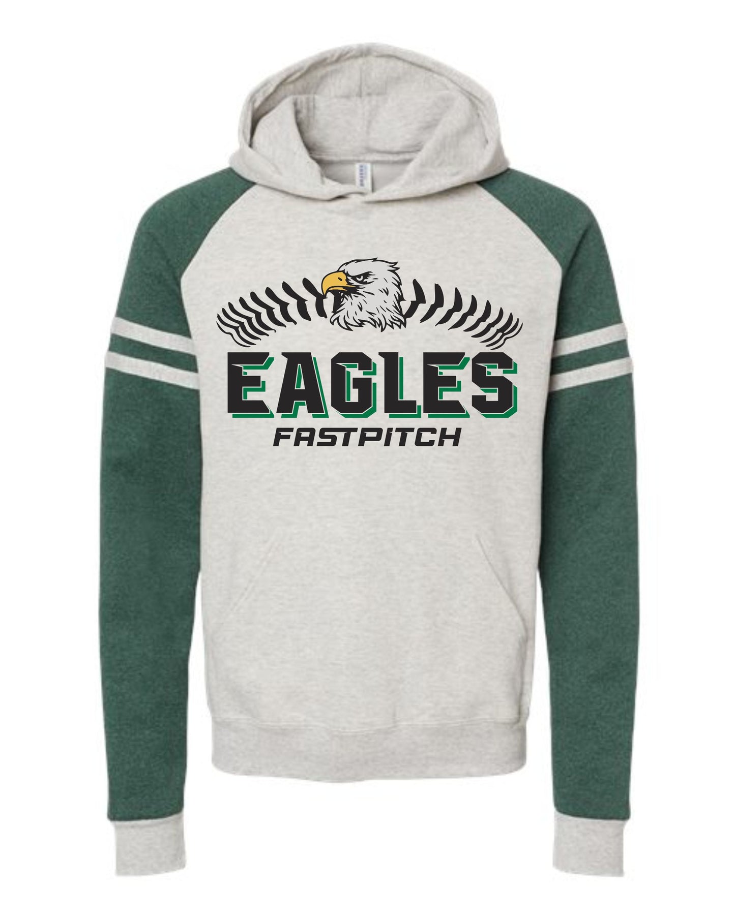 Eagles Raglan Colorblock Hoodie