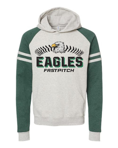 Eagles Raglan Colorblock Hoodie