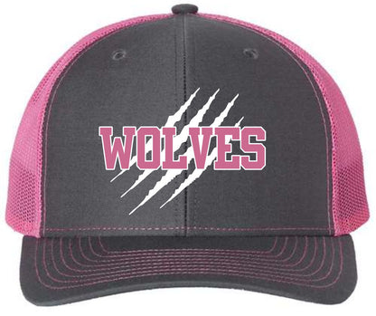 Wolves Pink Snapback Hats
