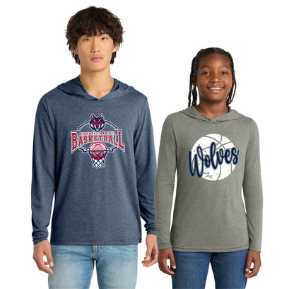 Wolves Basketball Hooded Long Sleeve