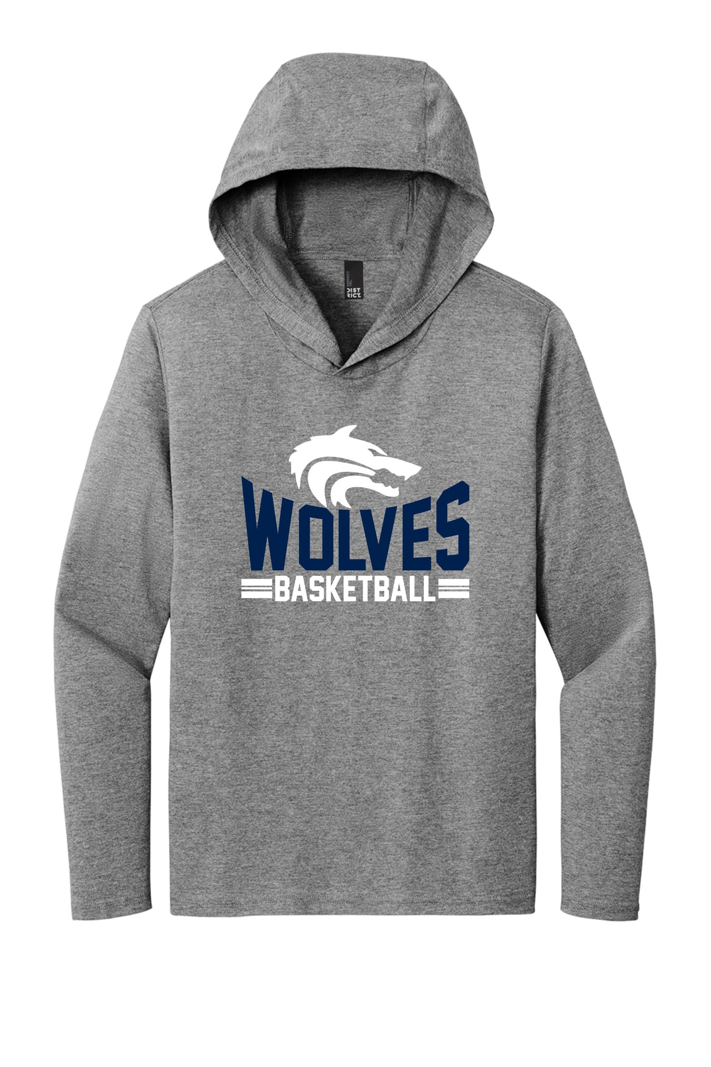 Wolves Basketball Hooded Long Sleeve
