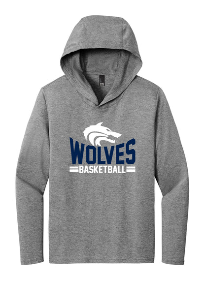 Wolves Basketball Hooded Long Sleeve