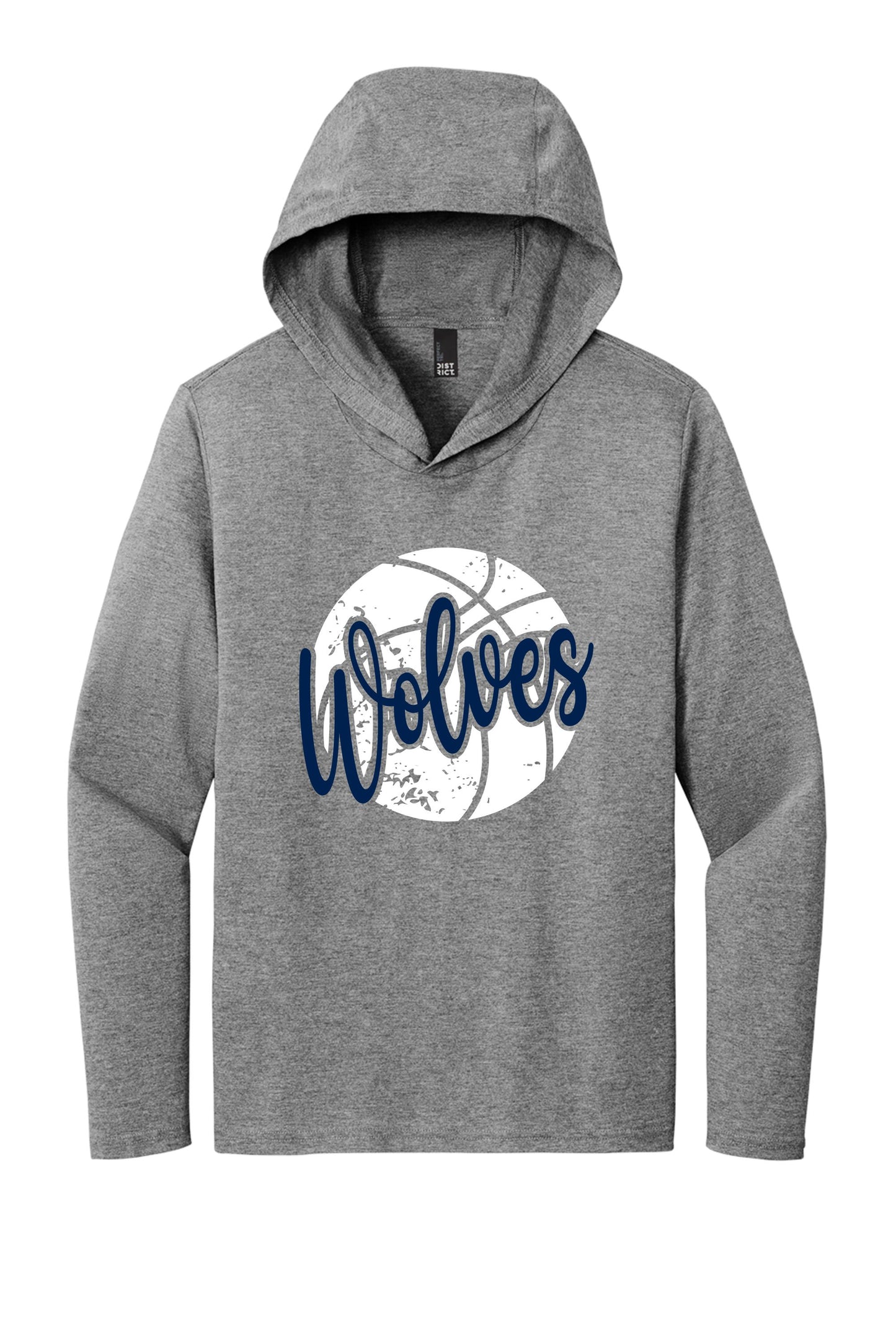 Wolves Basketball Hooded Long Sleeve