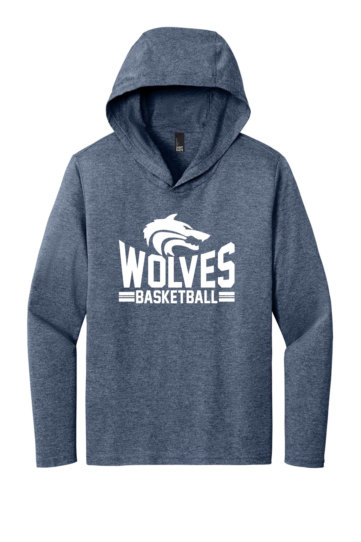Wolves Basketball Hooded Long Sleeve