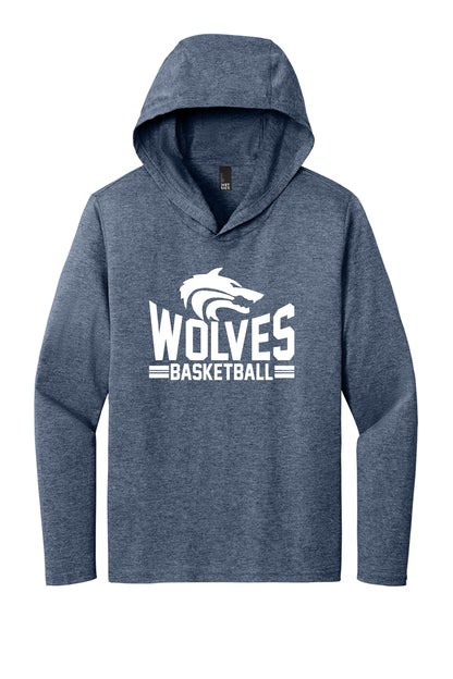 Wolves Basketball Hooded Long Sleeve