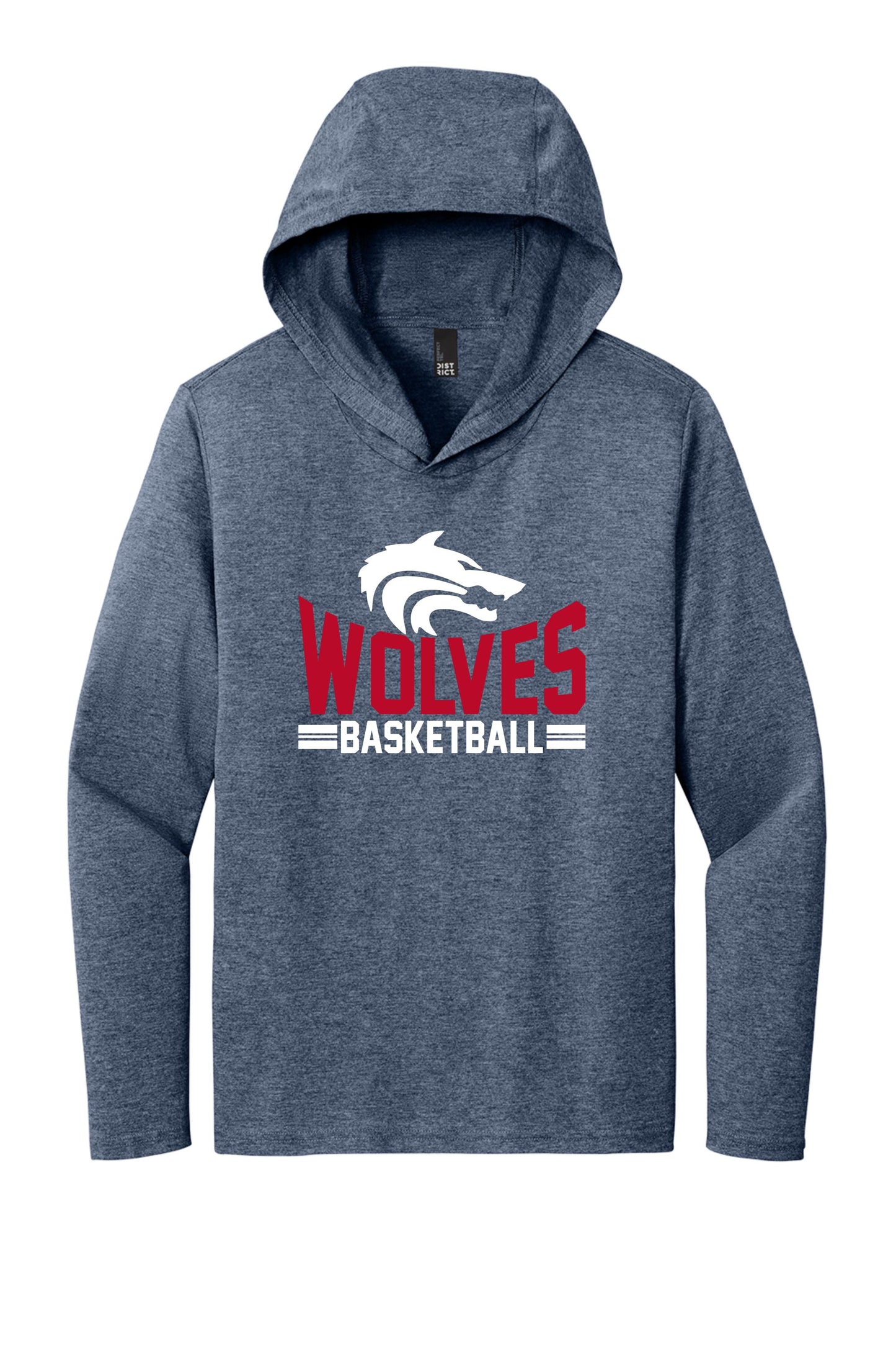 Wolves Basketball Hooded Long Sleeve