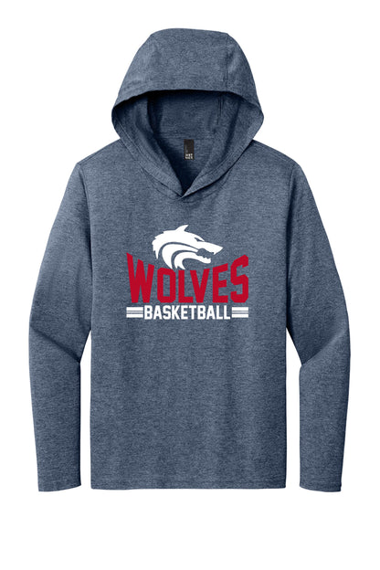 Wolves Basketball Hooded Long Sleeve