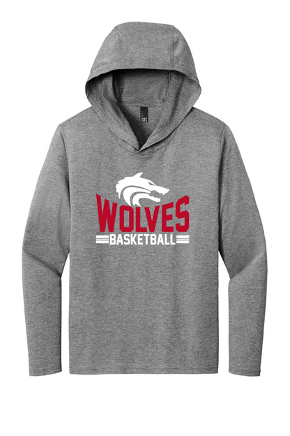 Wolves Basketball Hooded Long Sleeve