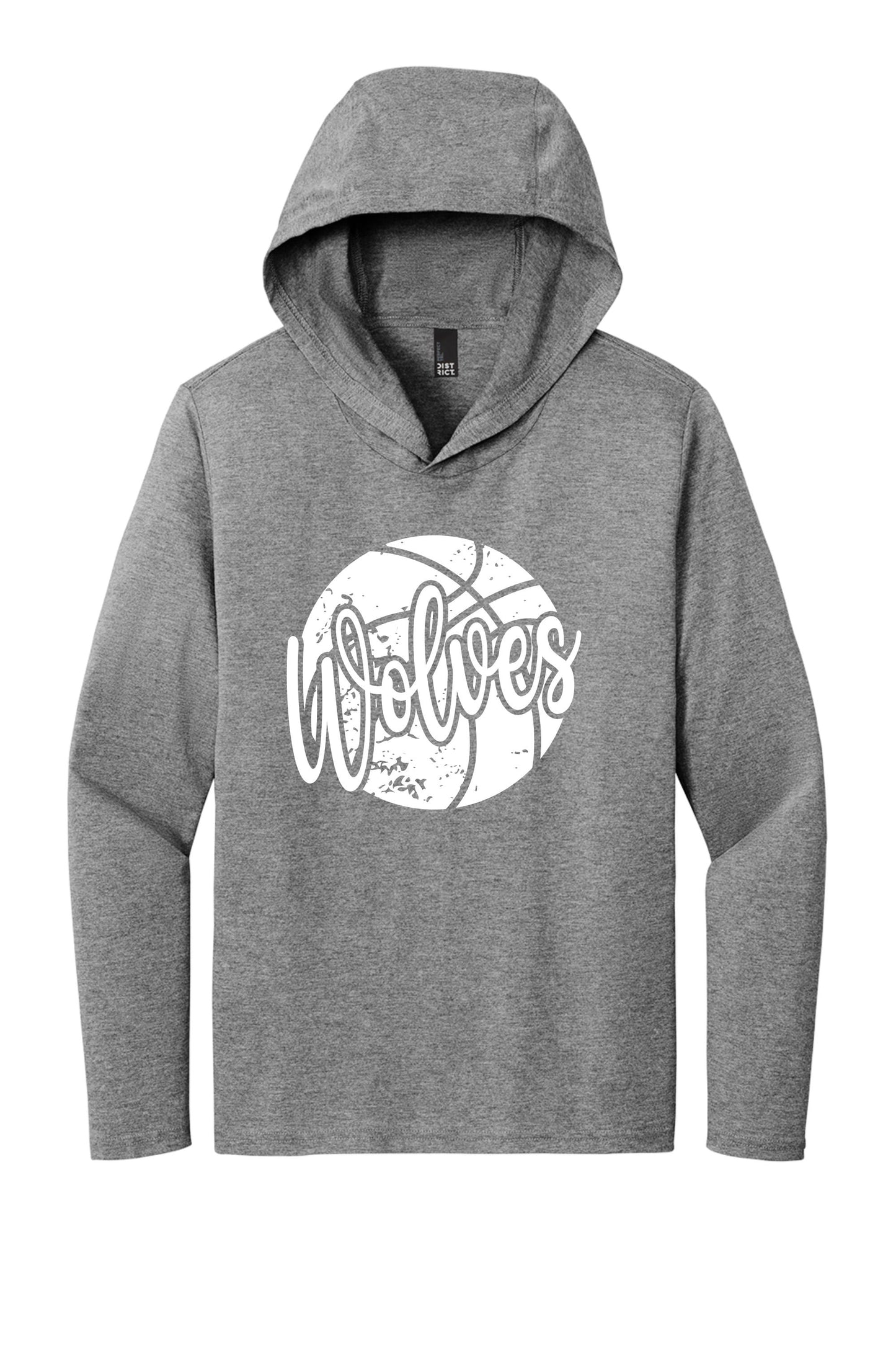 Wolves Basketball Hooded Long Sleeve