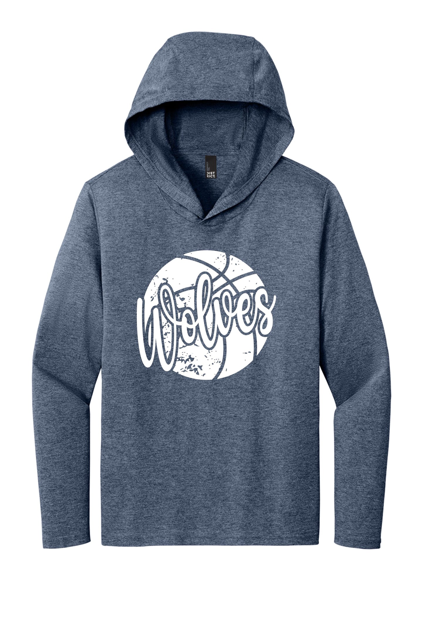 Wolves Basketball Hooded Long Sleeve