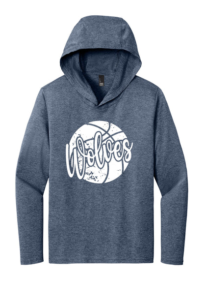 Wolves Basketball Hooded Long Sleeve