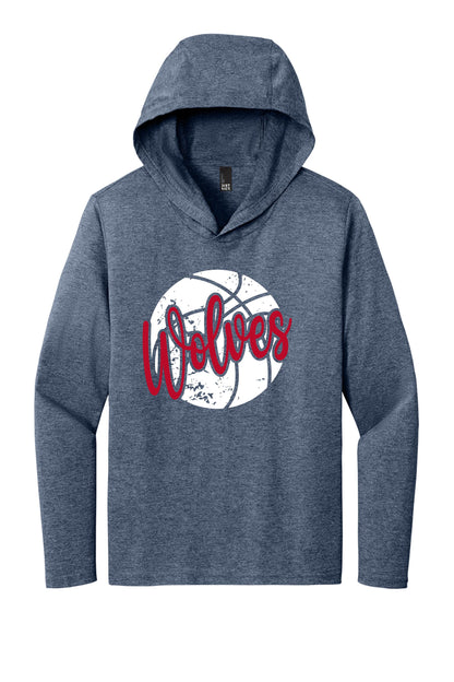 Wolves Basketball Hooded Long Sleeve