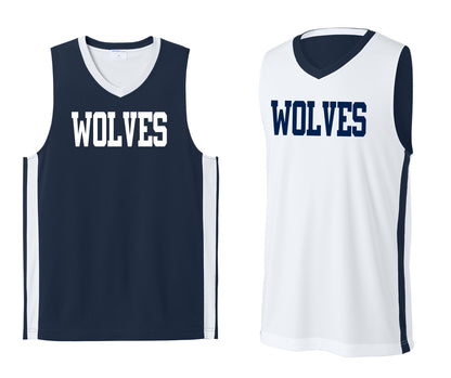 Wolves Basketball Unisex Reversible Jersey