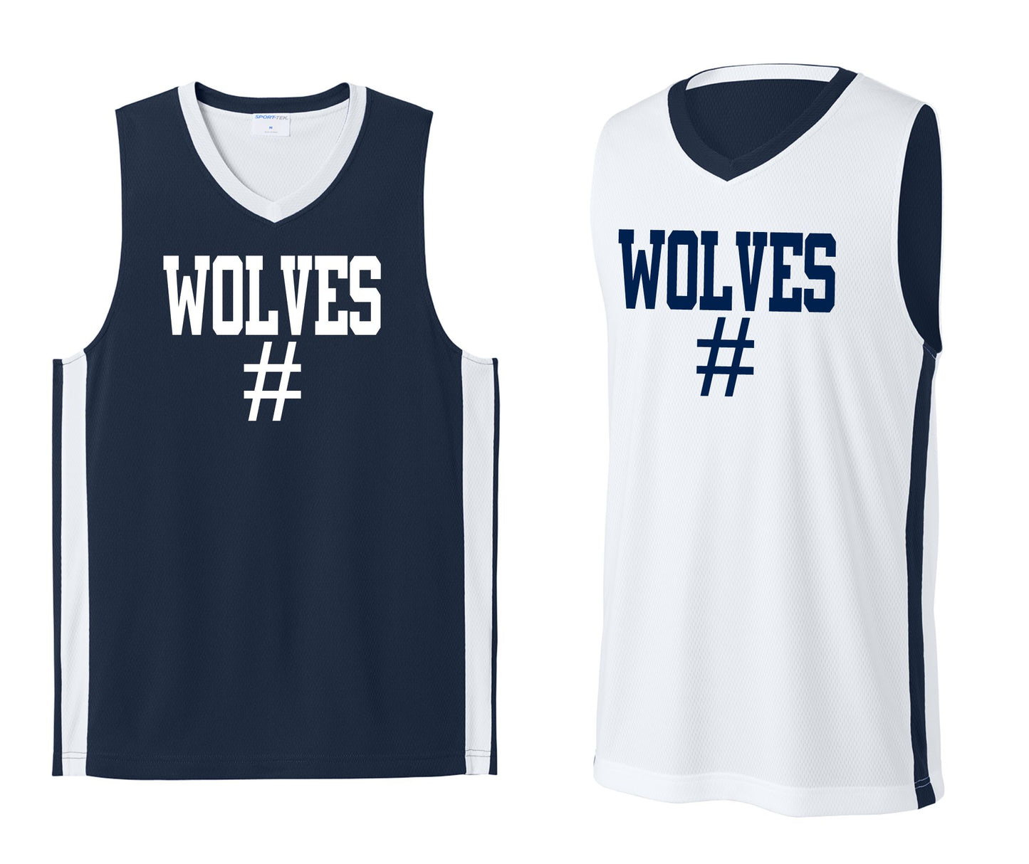 Wolves Basketball Unisex Reversible Jersey