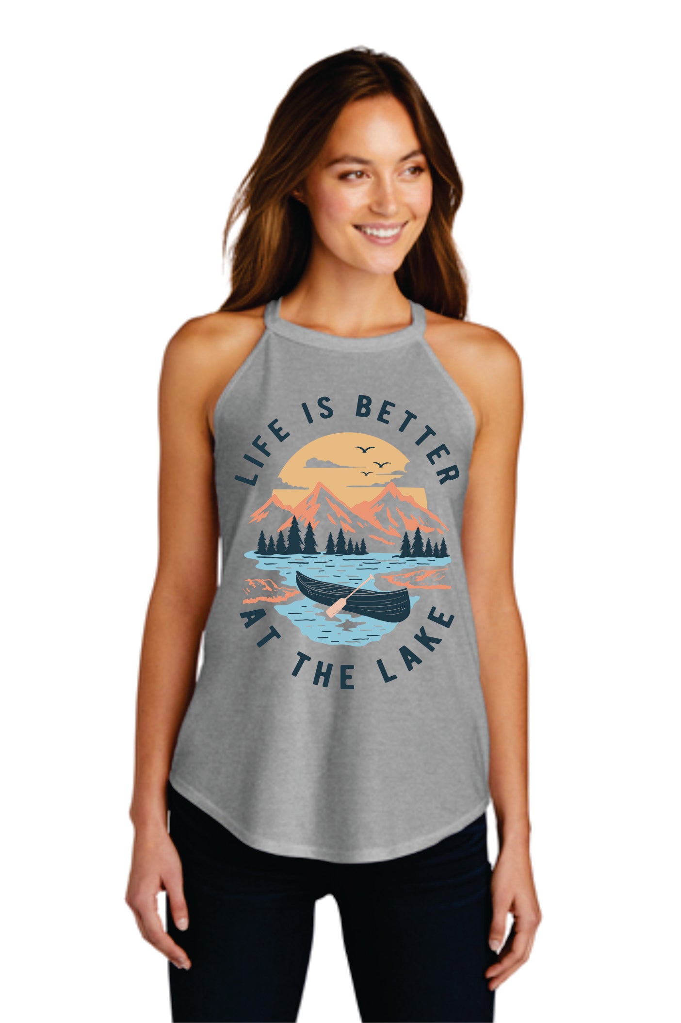 Life is Better at the Lake Rocker Tank