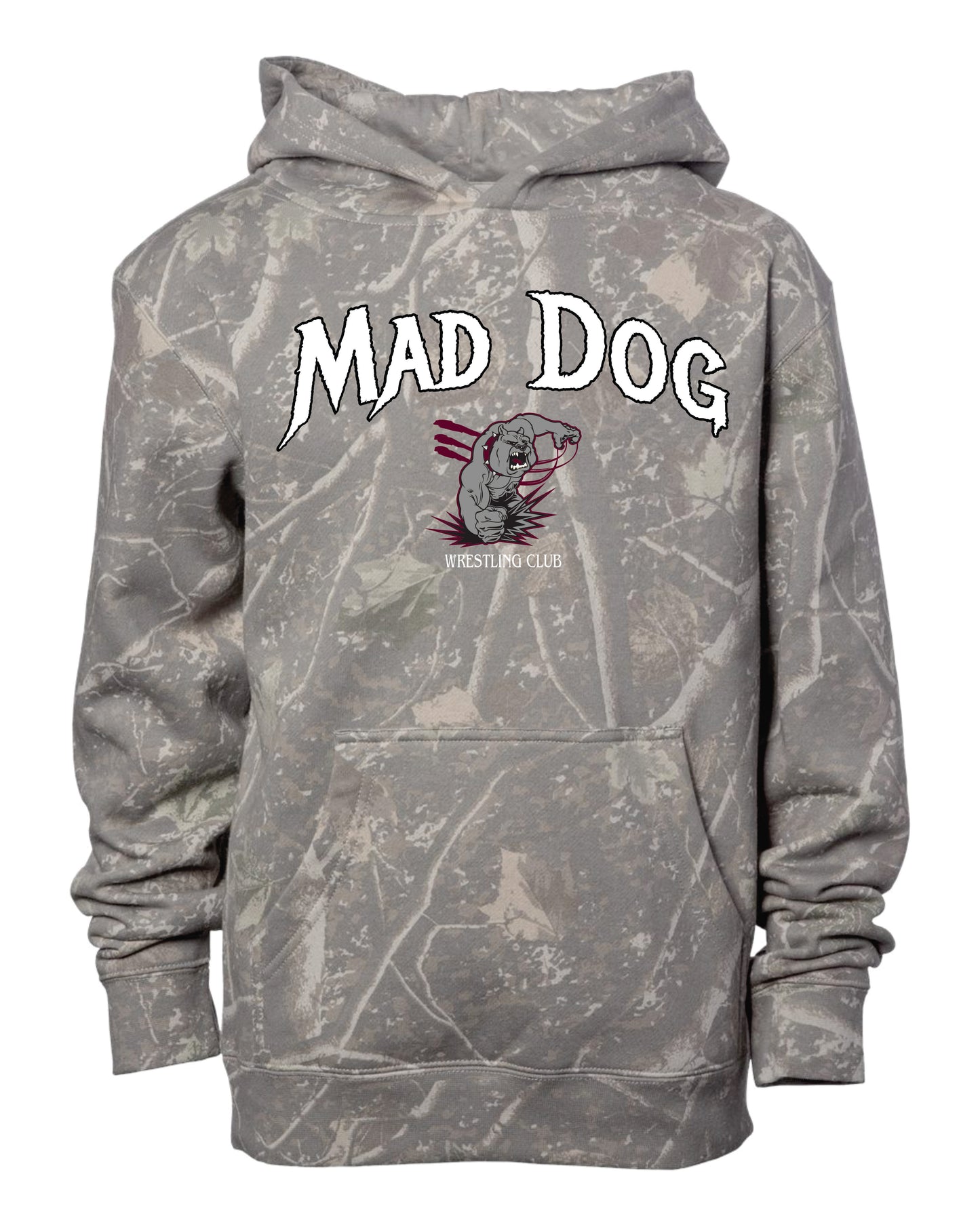 Mad Dog Wrestling Deadwood Camo Hoodie