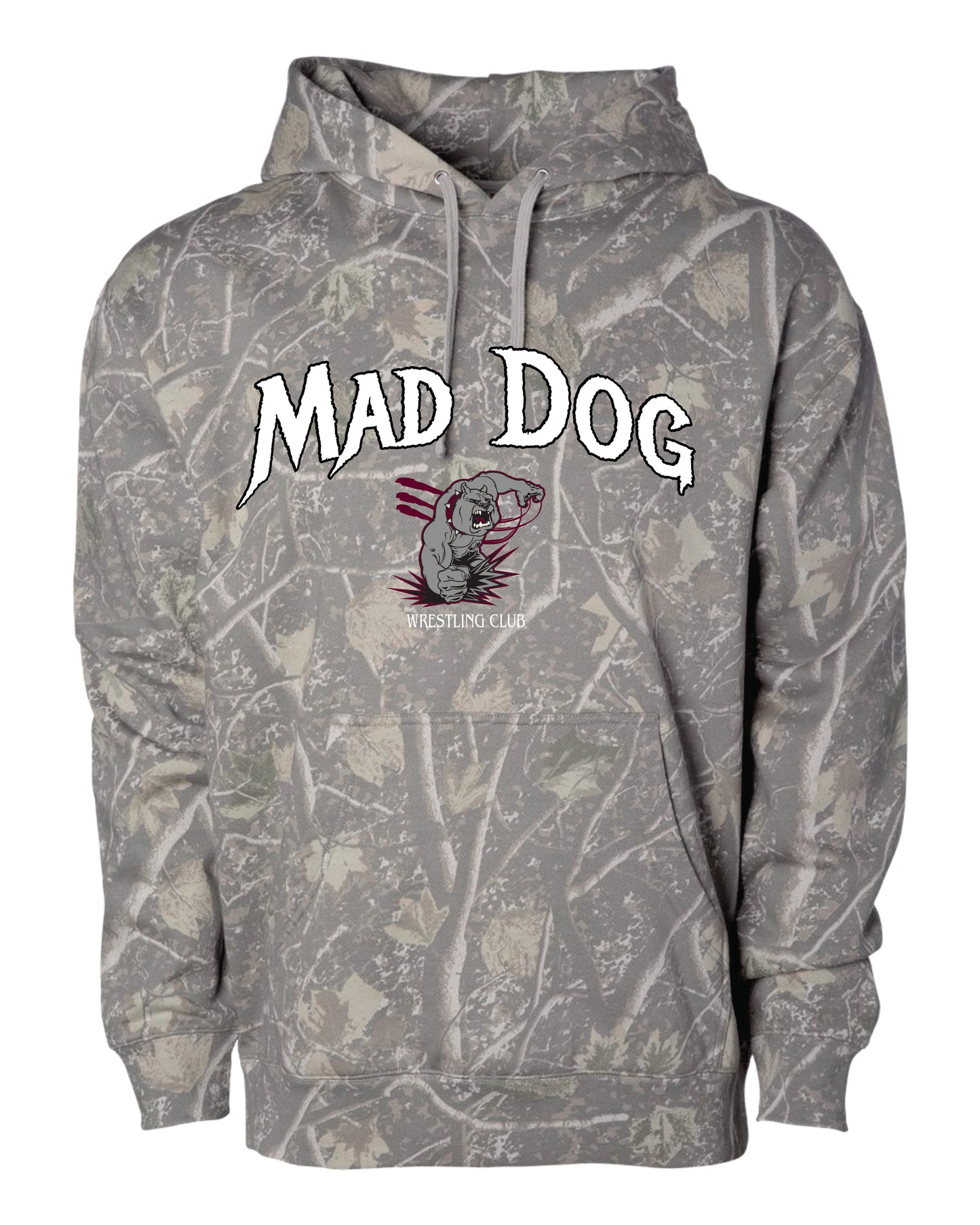 Mad Dog Wrestling Deadwood Camo Hoodie