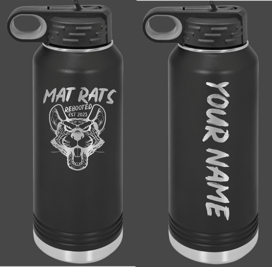 32 oz Stainless Steel Laser engraved water bottle