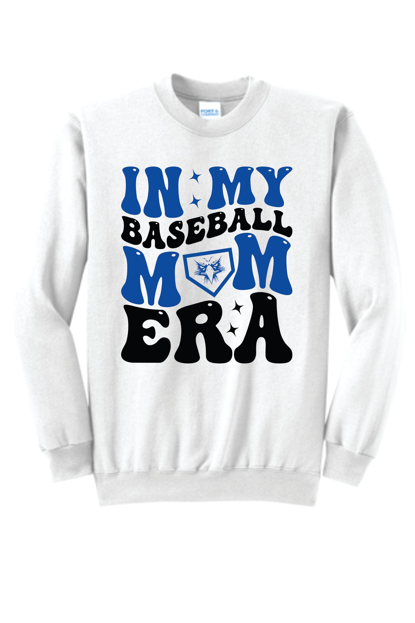 In My Baseball Mom Era Crewneck Sweatshirt | Elma Eagles Baseball