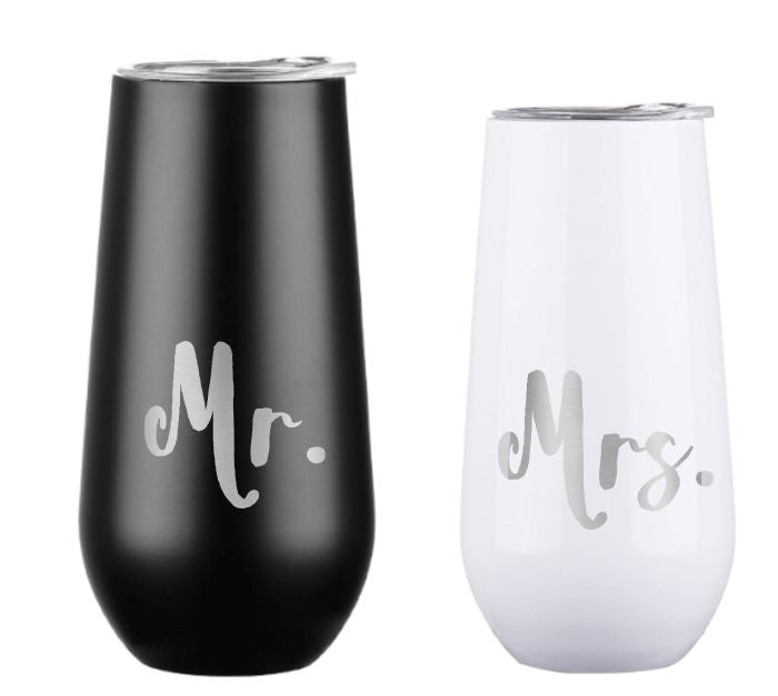 6oz. Coated Champagne Flute