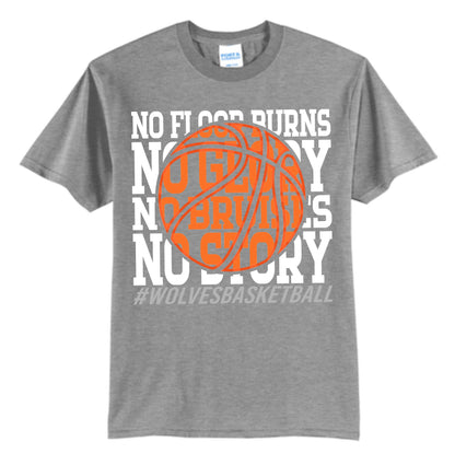 Wolves Basketball No Story Tee