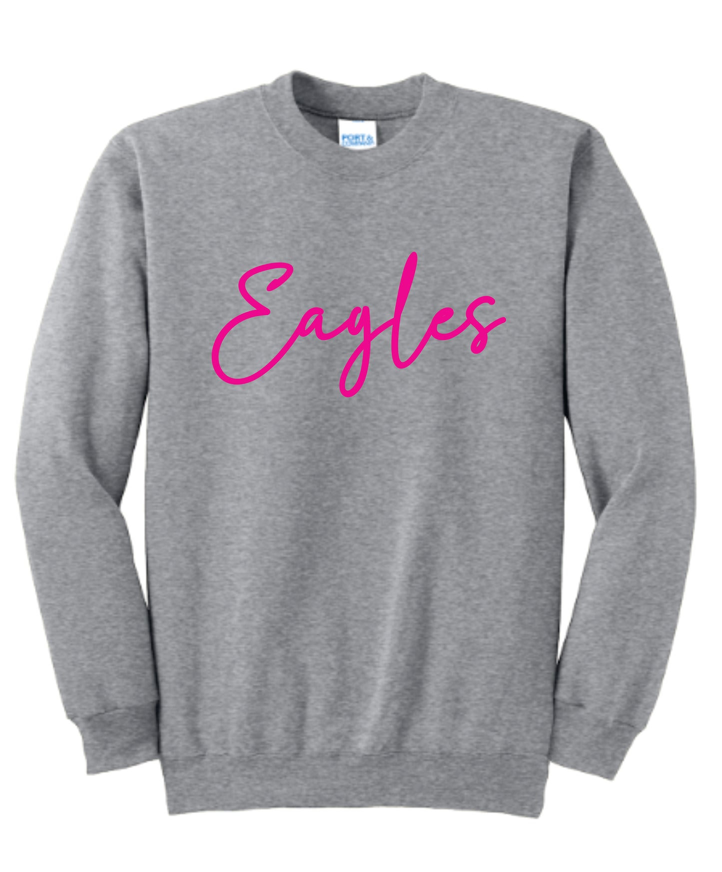 Eagles script crewneck sweatshirt Pink