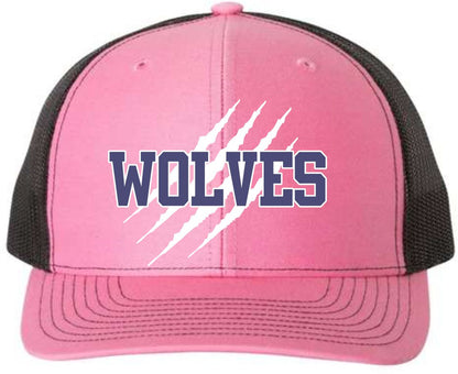 Wolves Pink Snapback Hats