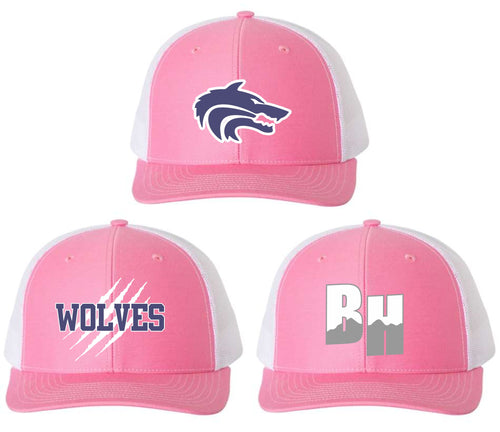 Wolves Pink Snapback Hats