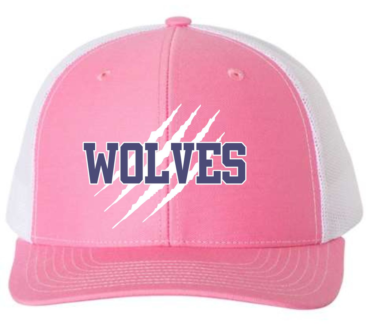 Wolves Pink Snapback Hats