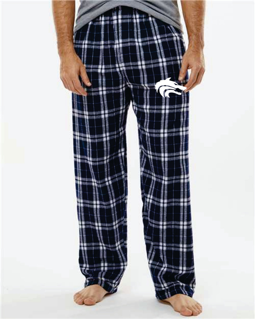 Wolves Plaid Pajama Pants