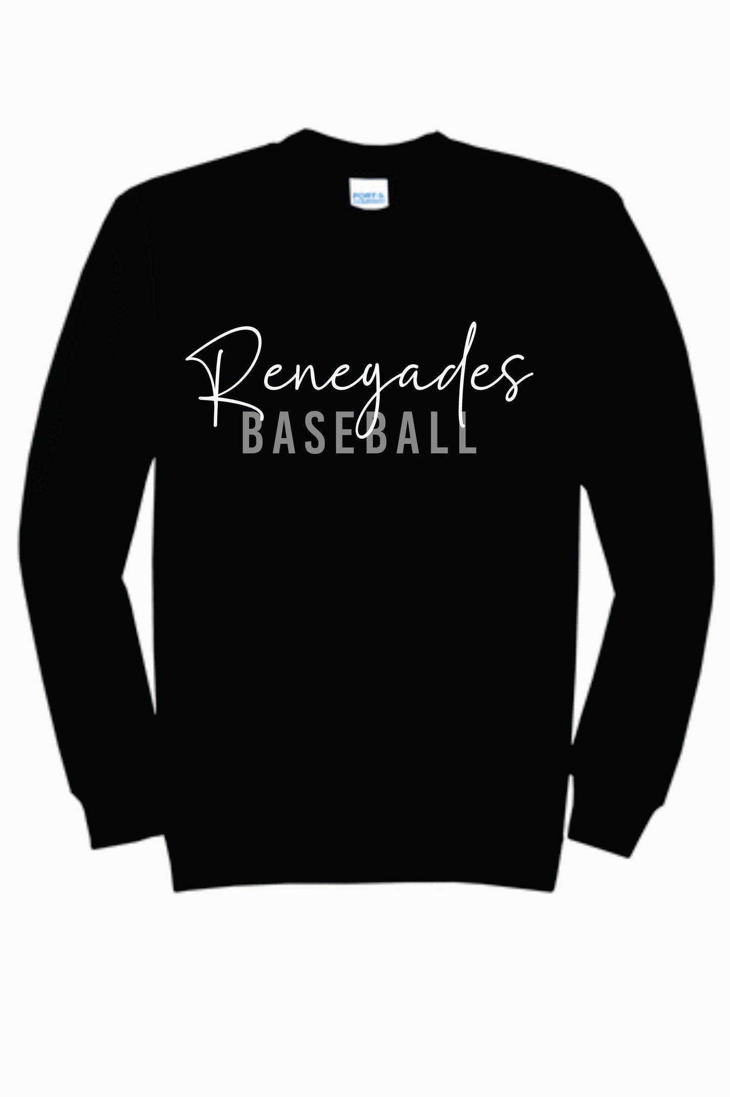 Renegades Baseball Puff Print Crewneck Sweatshirt (Copy)