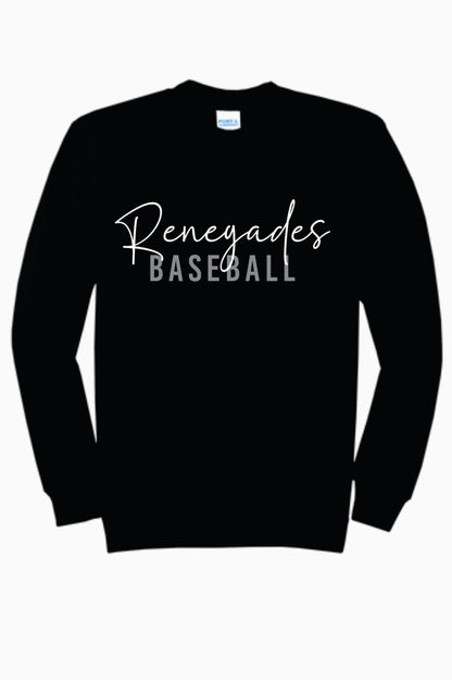 Renegades Baseball Puff Print Crewneck Sweatshirt (Copy)