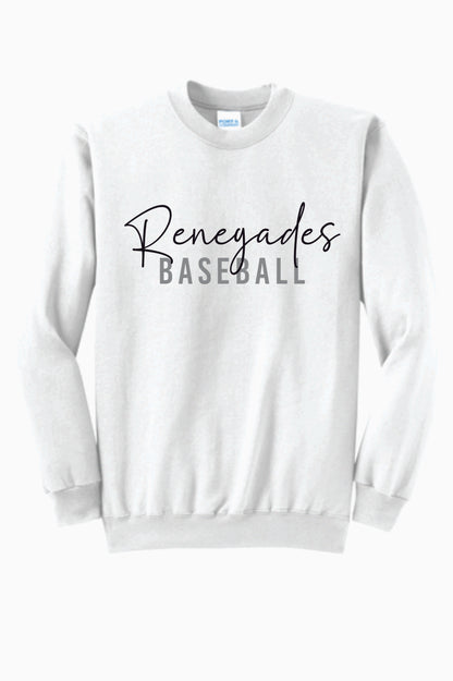 Renegades Baseball Puff Print Crewneck Sweatshirt (Copy)