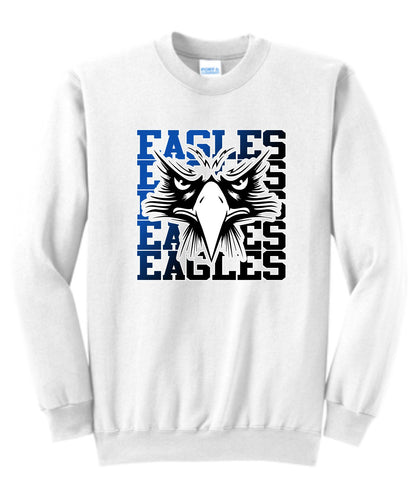 Elma Eagles Baseball Repeat Crewneck Sweatshirt