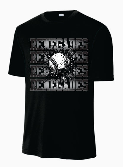 Renegades Baseball Repeat Drifit Tee