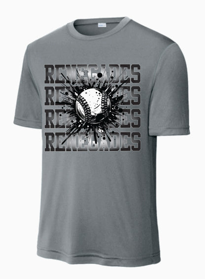 Renegades Baseball Repeat Drifit Tee