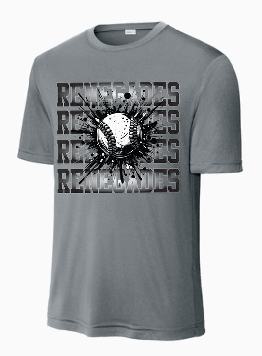 Renegades Baseball Repeat Drifit Tee