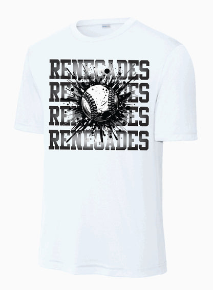 Renegades Baseball Repeat Drifit Tee