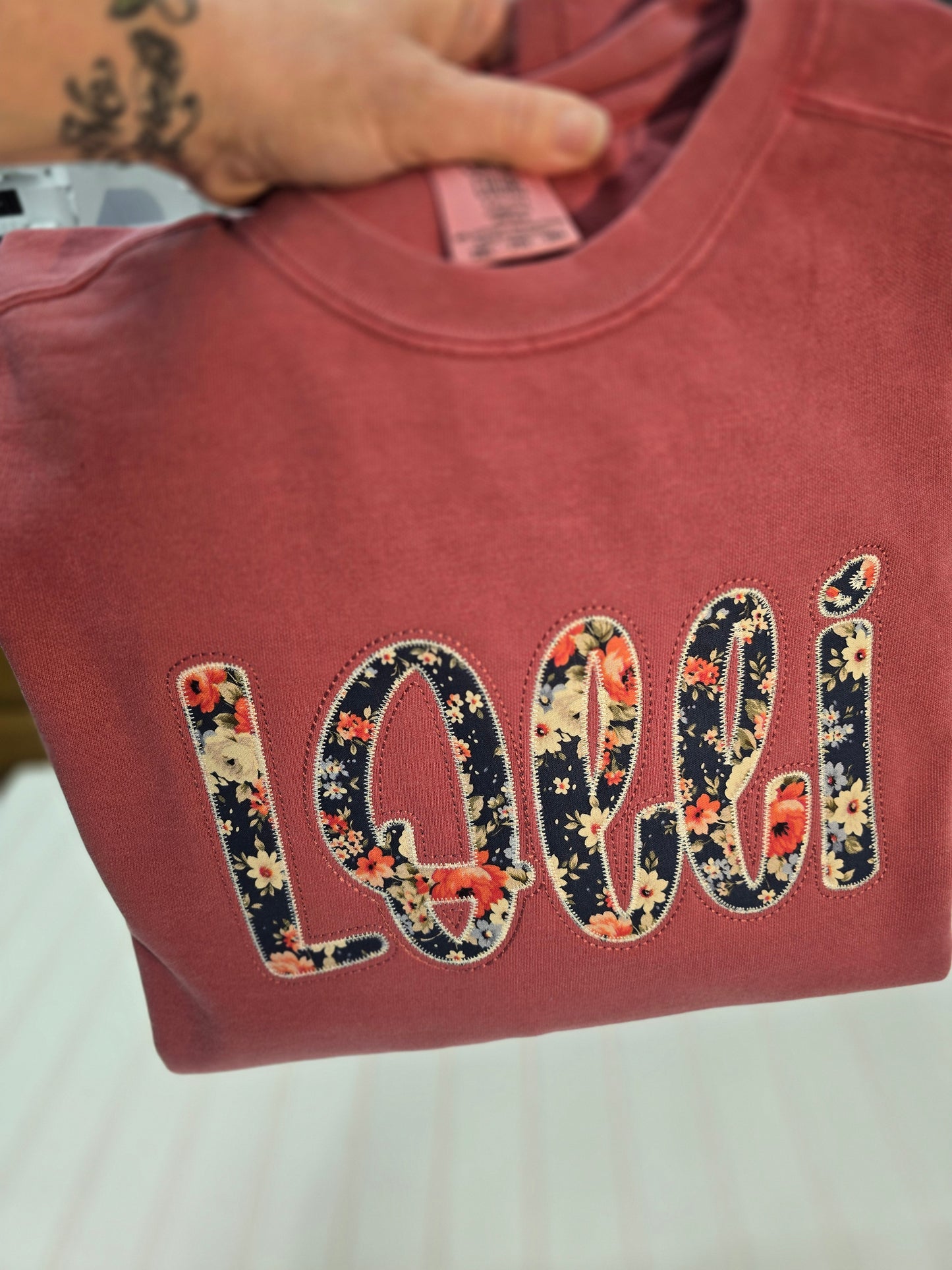 Custom Appliqué Sweatshirt