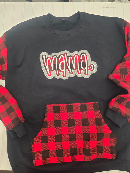 Plaid Mama Size large