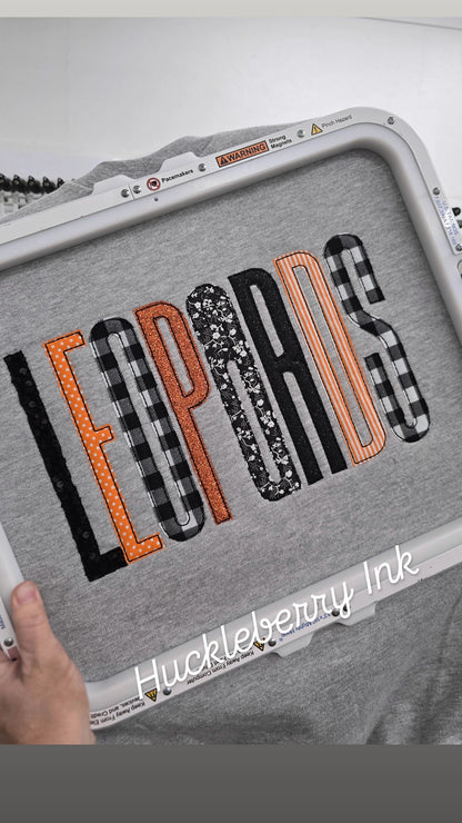 Mixed Media Applique Sweatshirt